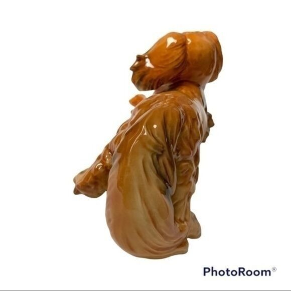 Vintage Majolica Pekingese Dog By Goebel - Picture 4 of 7